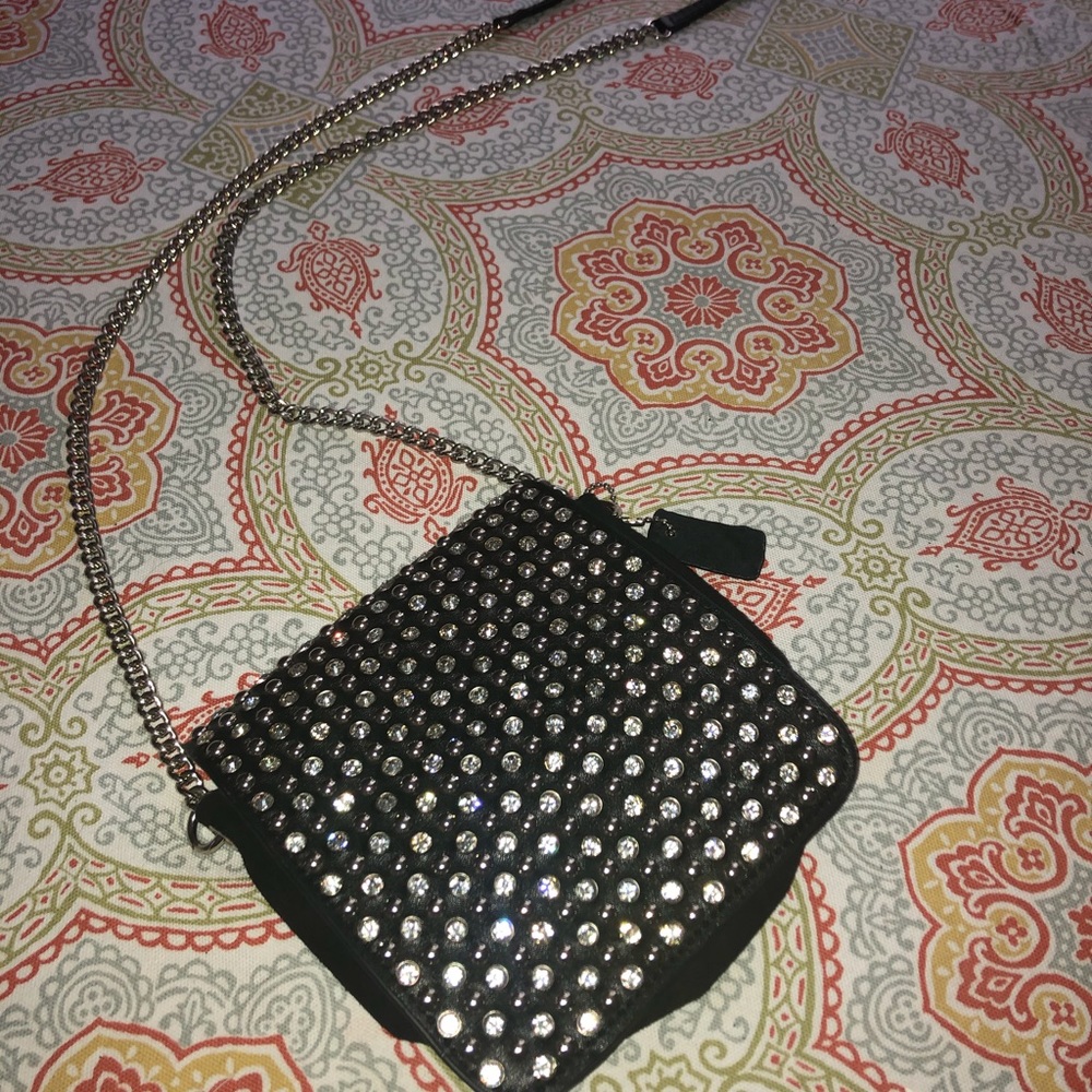 Black Mini Studded Crossbody Bag